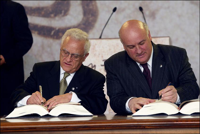 Signing ceremony of the accession treaty of the New Member States of the EU